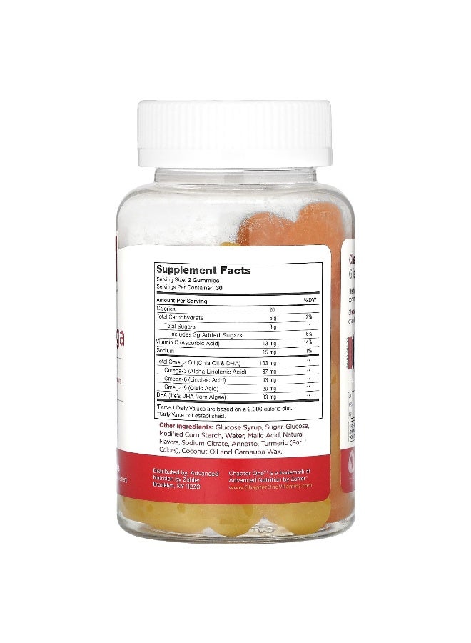 Chapter One Chapter One, Omega 3, Flavored Gummies, 60 Gummies  - Image 2