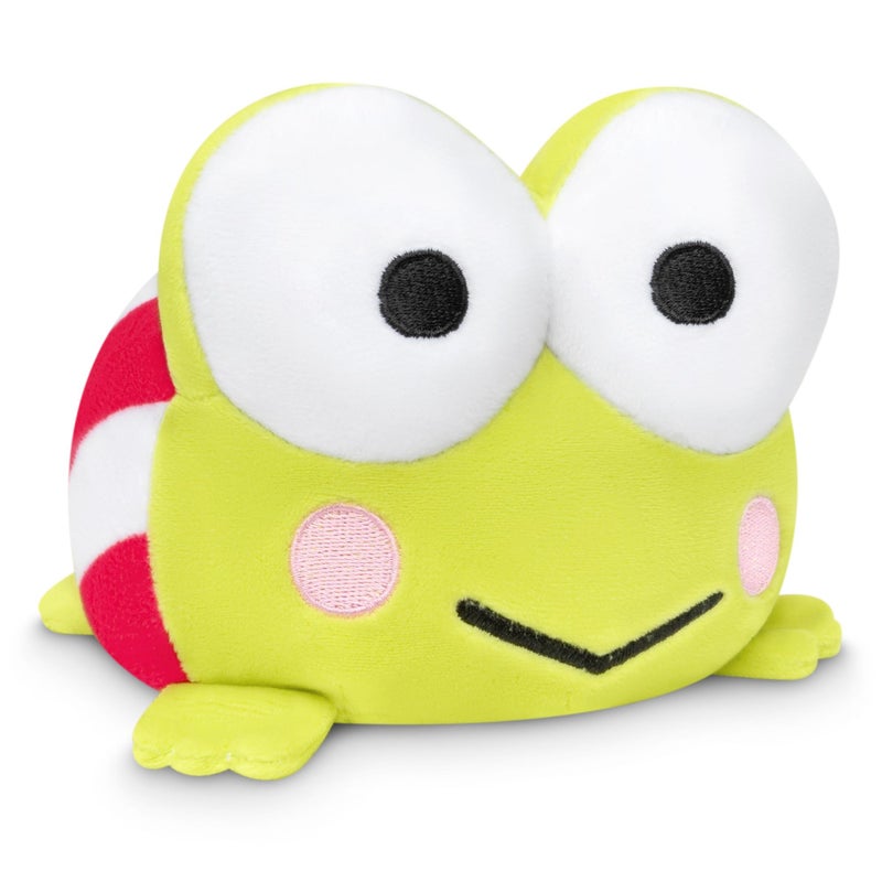 TeeTurtle - The Officially Licensed Original Sanrio Reversible Plushie - Keroppi - Cute Sensory Fidget Stuffed Animals That Show Your Mood - Image 1