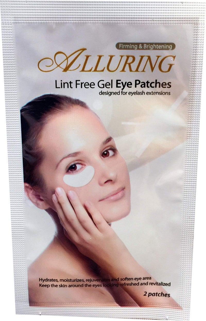 Alluring Eyelash Extensions Under Eye Antiwrinkle Collagen Eye Pads Patches BANANA SHAPE QTY 25