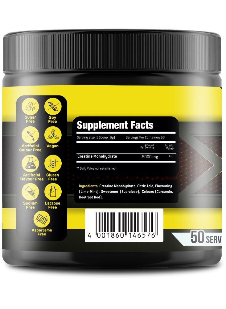 Body Builder Creatine 5000mg Mojito Flavor 50 Servings 300g  - Image 2
