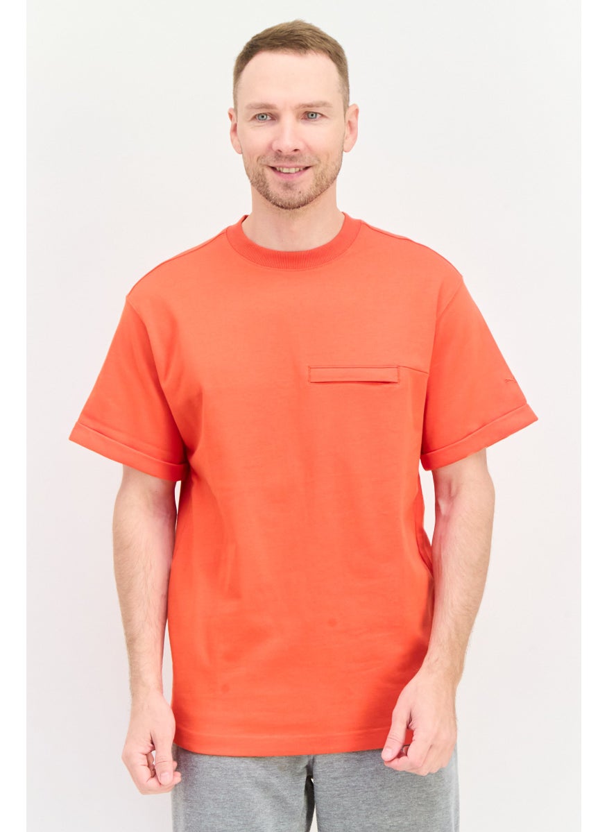 Puma x Select Men Sportswear Fit Short Sleeves Outdoor MMQ T-Shirt, Red  - Image 1