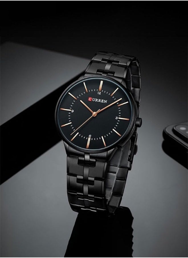 CURREN Quartz Man Wristwatch Round Dial Waterproof  - Image 3