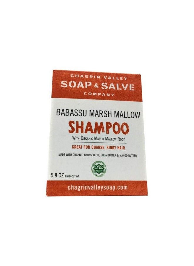 Chagrin Valley Soap & Salve - Organic Natural Shampoo Bar (Babassu Marsh Mallow 1 Bar) - Image 1