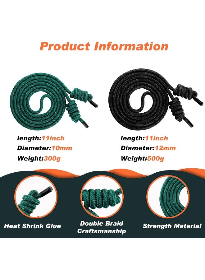 Lewtemi Lewtemi 2 Pcs Flow Exercise Rope for Fitness Flow Double Braid Workout Rope with Cloth Bags Adjustable Length Jump Ropes for Working out Men Women Gym Training Indoor Outdoor, 9 ft  - Image 4