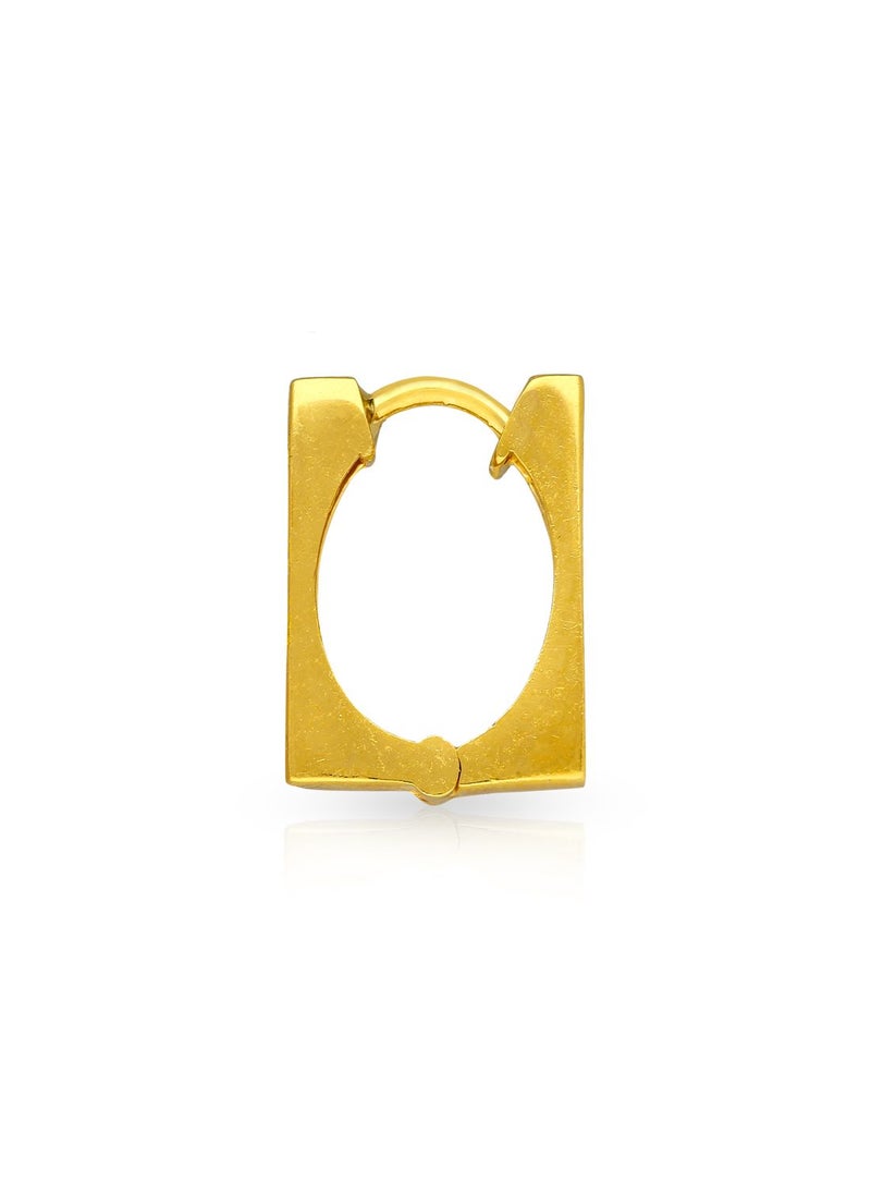 Malabar Gold and Diamonds 22k 916 Purity Gold Hoops and Bali Earrings for Women DZERLGZ2005Y  - Image 2