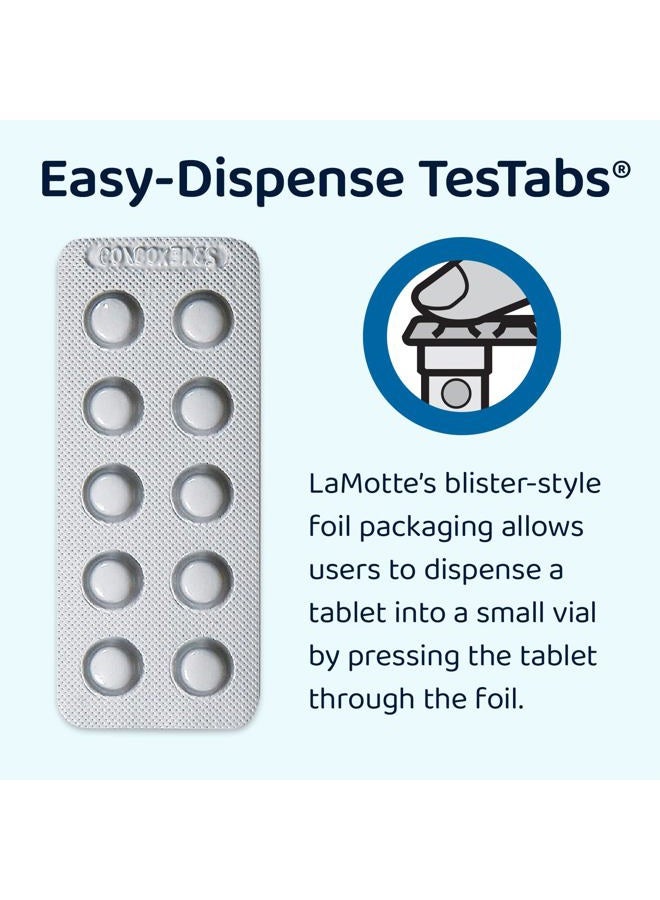LaMotte 6999A-M DPD TesTabs Chlorine DPD #1 RAPID Reagent Tablet, Blister Style (Case of 1000) - Image 3