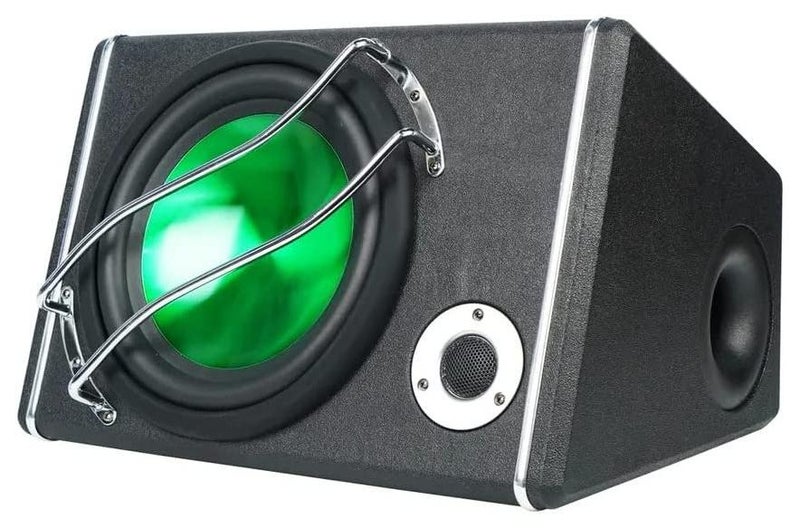 MR.SMART Car Subwoofer and Amp Package – Built-in Amplifier, 10 Inch Subwoofer with Passive Radiator, Remote Subwoofer Control - Image 1