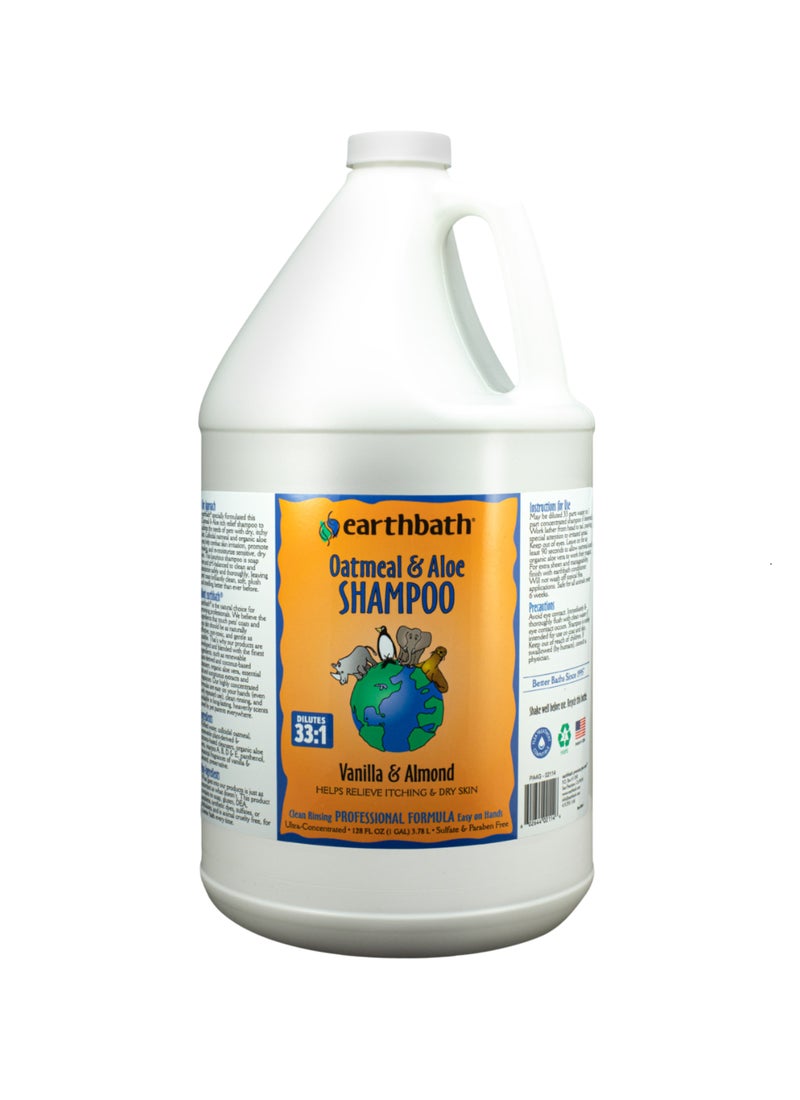 earthbath Oatmeal With Aloe Shampoo Vanilla And Almond - Image 1