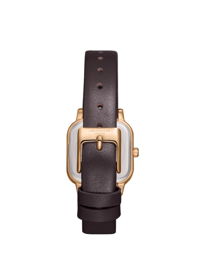Lee Cooper Women's Leather Analog Watch LC08152.462 - 26X33 mm - Image 4