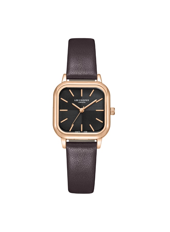 Lee Cooper Women's Leather Analog Watch LC08152.462 - 26X33 mm - Image 1