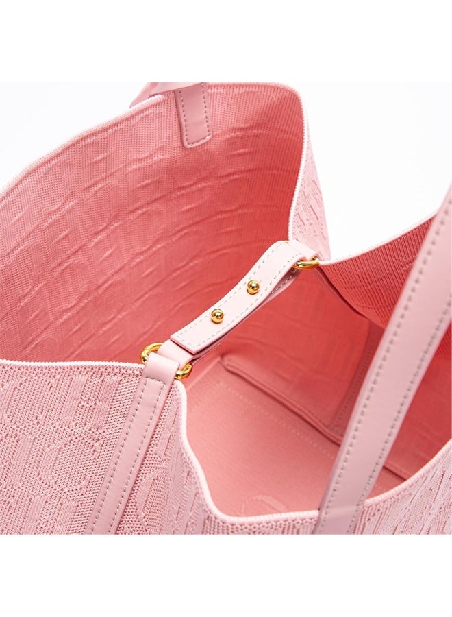 Chchmu CHCH New Fashionable Design Women's Large-capacity Tote Bag Pink - Image 3