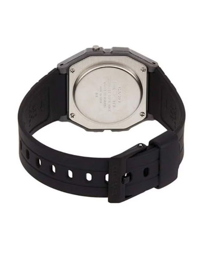 CASIO Men's Resin Digital Watch F-91WM-1BDF - 38 mm - Black - Image 3