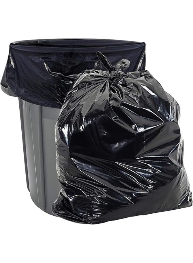 [Pack 120pcs] Garbage Bags, Big Strong Bin Bags (10 Gallon), Disposable Junk/Trash/Rubbish Bags, Bio-Degradable Heavy Duty Waste/Dust Bin Liners for Kitchen, Home & Office - Image 1