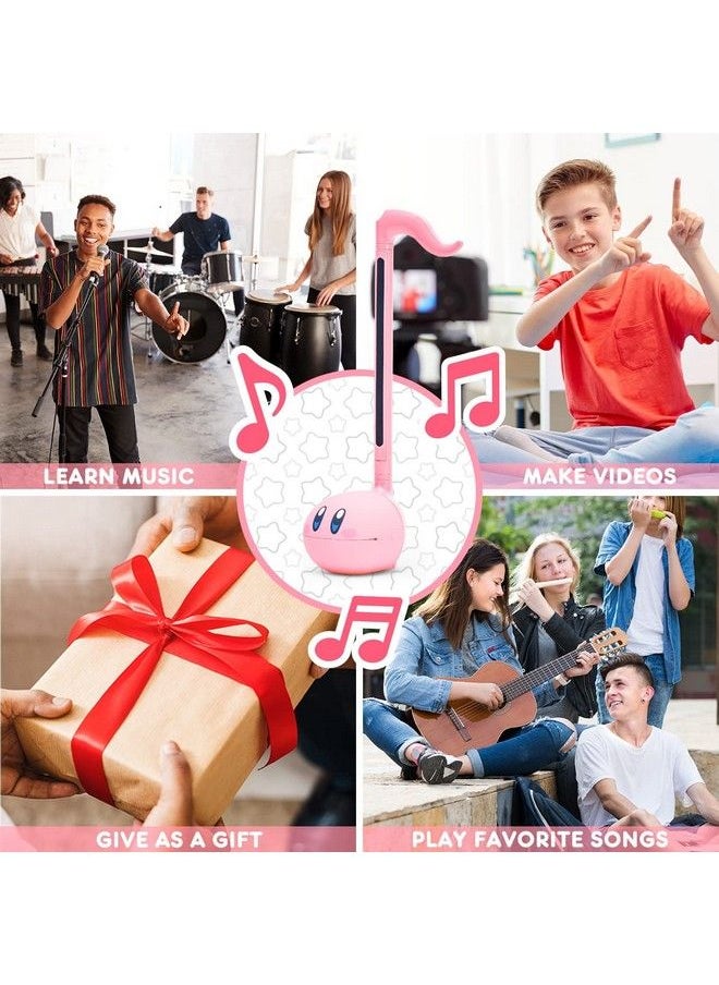 Otamatone - [Kirby English Version Pink Hero Video Game Character Japanese Electronic Musical Instrument Portable Synthesizer From Japan - Image 1