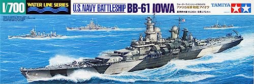 Tamiya 300031616 WL US War Military Kit 1 700 Battleship Iowa Bb 61 - Image 1