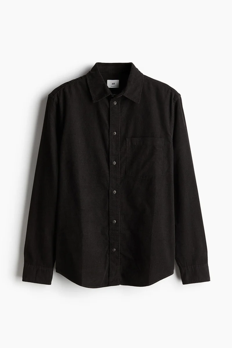 H&M Regular Fit Corduroy Shirt