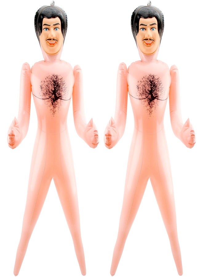 Drayear 2 Pieses 59 Inch Inflatable Funny Doll Blow Up Tricky Doll Inflatable Doll for Halloween Bachelorette Party Prank Gag Gift Holiday Decoration - Image 1