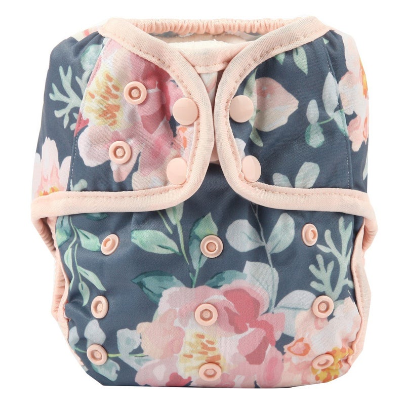 Sigzagor Baby Cloth Diaper Cover Nappy One Size 8lbs to 36lbs for Girls Floral