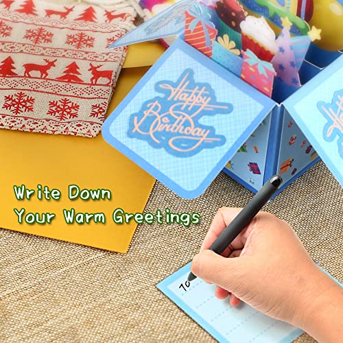 Banzk 3D Pop-Up Happy Birthday Cards – Fun & Unique Greeting Cards with Envelopes & Message Tag - Gift for Son, Daughter, Mom, Dad, Wife, Husband, Girlfriend, Boyfriend! Celebrate in Style! - Image 3