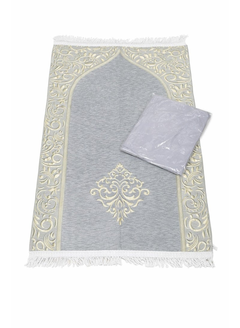 Ramadan Gifting Package Prayer mat with open prayer sheet (prayer robe) - Rose cool fabric