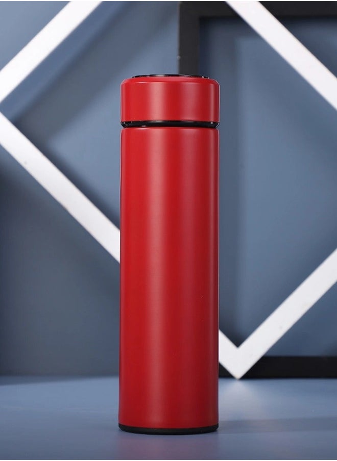 Coffee - Smart Thermal Stainless Steel Mug for Drinking Coffee and Retaining Heat with LED Screen to Display Temperature Keeps Hot - Red - Image 1