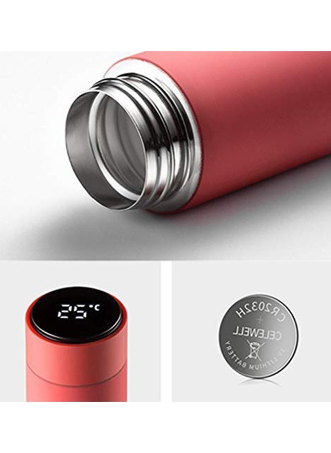 Coffee - Smart Thermal Stainless Steel Mug for Drinking Coffee and Retaining Heat with LED Screen to Display Temperature Keeps Hot - Red - Image 1