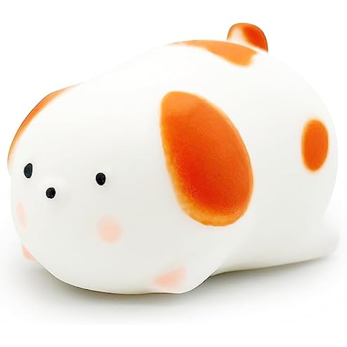 ZTATU Dog Squishy Fidget Toys for Kids Stress Balls for Adults (1PCS) Sensory Fidget Toys Squeeze Dough Ball, Cute Animal Stress Relief Gifts Party Favors Easter Basket Stuffers - Image 1