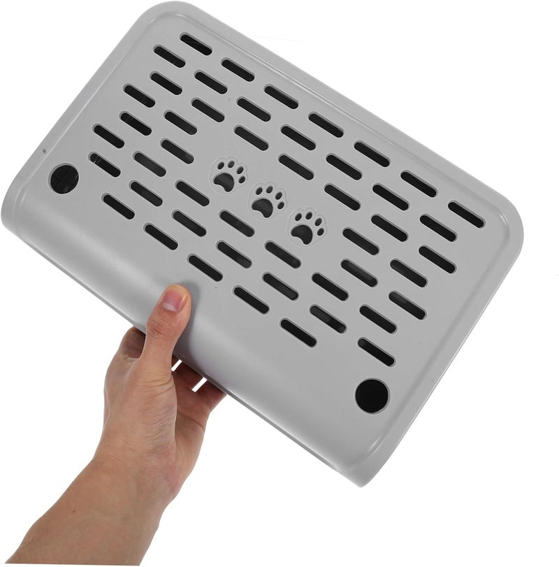 YARNOW Elevated Cat Ramp for Easy Access to Litter Box Lightweight Plastic Step Pedal for Cats Reduces Litter Portable and Easy to - Image 4