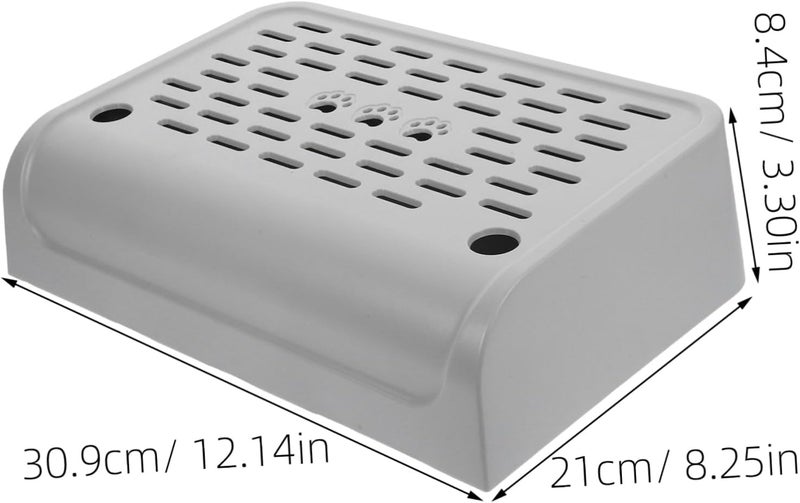 YARNOW Elevated Cat Ramp for Easy Access to Litter Box Lightweight Plastic Step Pedal for Cats Reduces Litter Portable and Easy to - Image 2