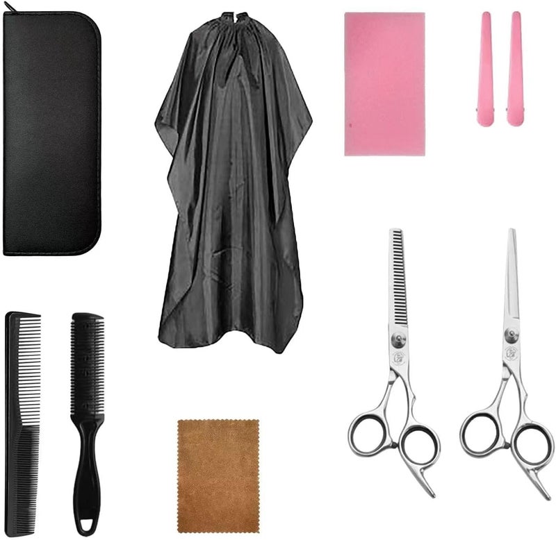 Hairdressing Scissors Kit for Barber and Home Use