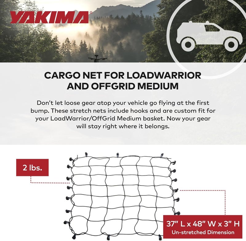 Yakima LoadWarrior Rooftop Cargo Basket Stretch Net - Image 4