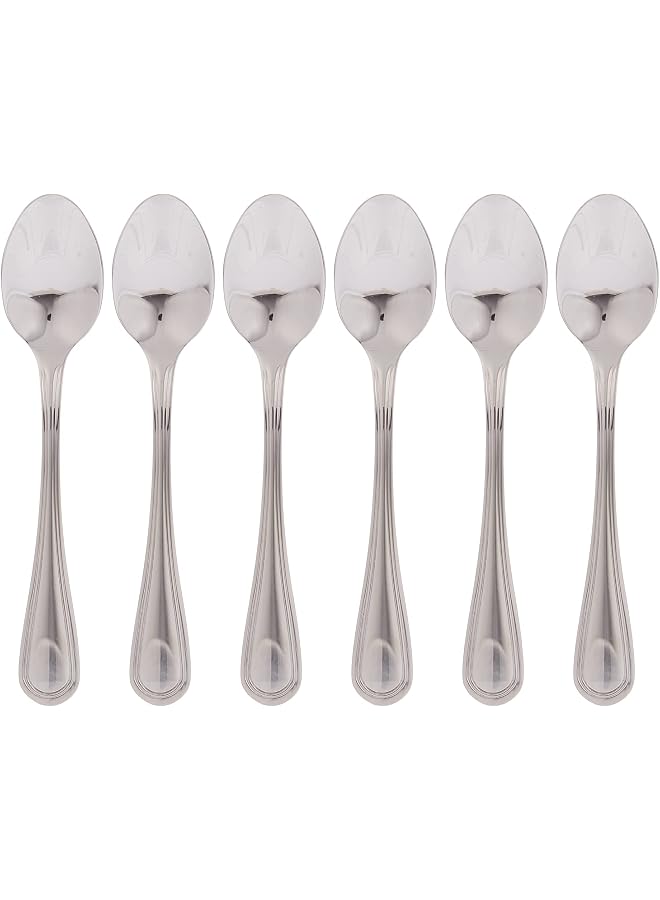 S-TOP Lino Stainless Steel Coffee Spoon 6-Pieces Set - Image 1