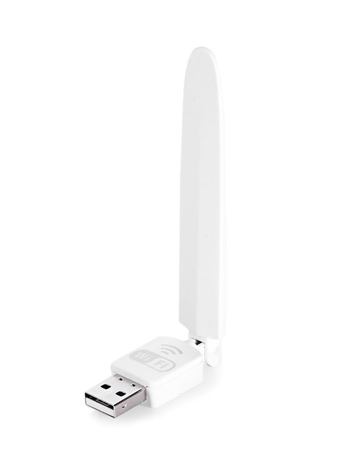 NIBEMINENT - LV-UW10S WiFi Dongle 150M USB Adapter Portable Router 2.4GHz White - Image 1
