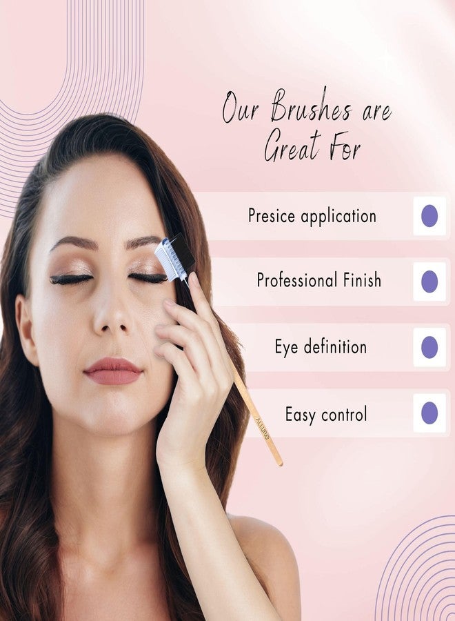 ALLURE Classic Eye Groomer, Bamboo Dual Purpose Brush for Eyebrow Shaping and Lash Separation - Image 4