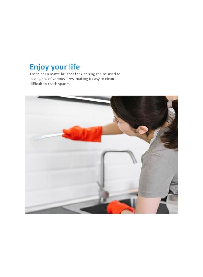 promass Crevice Cleaning Brush, 40 PCS Disposable Crevice Cleaning Brushes for Small Spaces, Cleaning Brush Tool, Bathroom Gap Brushes, Crevice Cleaning for Keyboards, Grooves and more - Image 4