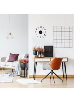 TOPINCN Wall Clocks Sticker Musical Note 3D Musical Notes And Roman Numerals Vinyl Record Modern Interior Design Home Decor 3060Cm  - Image 4