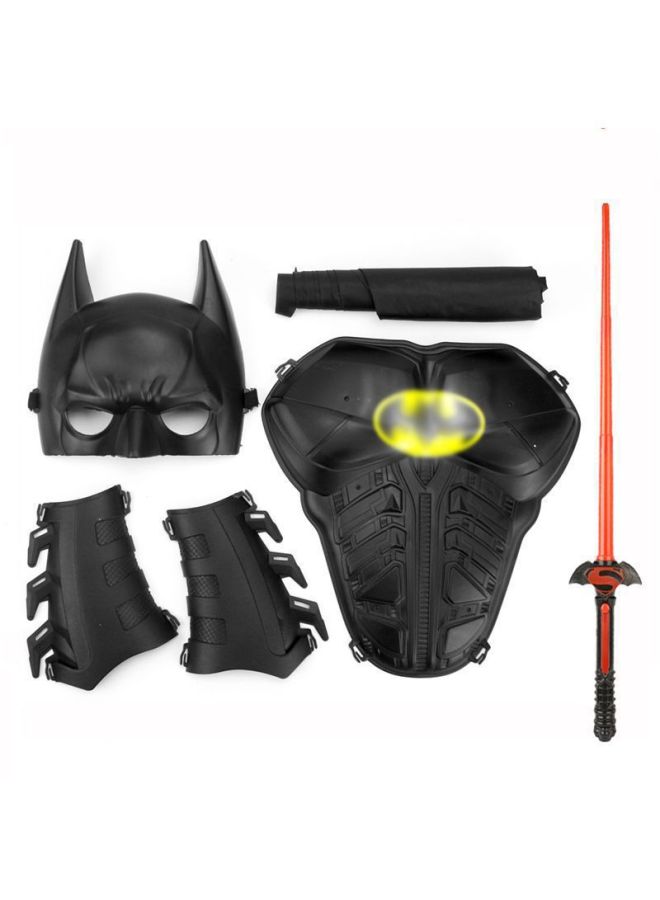 Loquat Kids Batman Cloak Mask Armor Toy Kids Batman Play Suit  Play-Color:Batman Suit + Telescopic Sword - Image 1