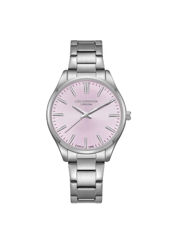 Lee Cooper Lee Cooper LC08011.380 Women's Analog Display Watch & Metal Strap Silver