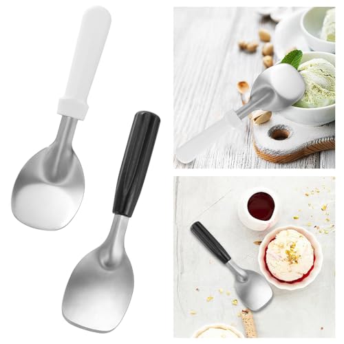MERISHOPP Ice Cream Scoop Pies Nonslip Handle Cones Ice Cream Spade for Buffet Kitchen white handle|Home & Garden|Kitchen Dining & Bar|Kitchen Tools & Gadgets|Scoops - Image 5