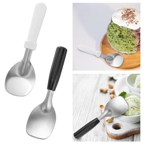 MERISHOPP Ice Cream Scoop Pies Nonslip Handle Cones Ice Cream Spade for Buffet Kitchen white handle|Home & Garden|Kitchen Dining & Bar|Kitchen Tools & Gadgets|Scoops - Image 3