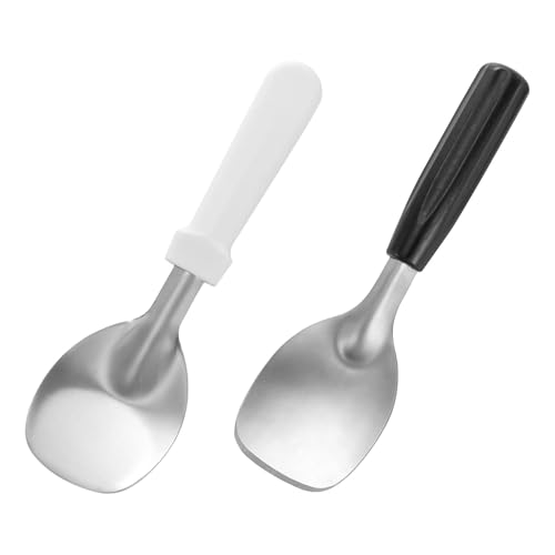 MERISHOPP Ice Cream Scoop Pies Nonslip Handle Cones Ice Cream Spade for Buffet Kitchen white handle|Home & Garden|Kitchen Dining & Bar|Kitchen Tools & Gadgets|Scoops - Image 2