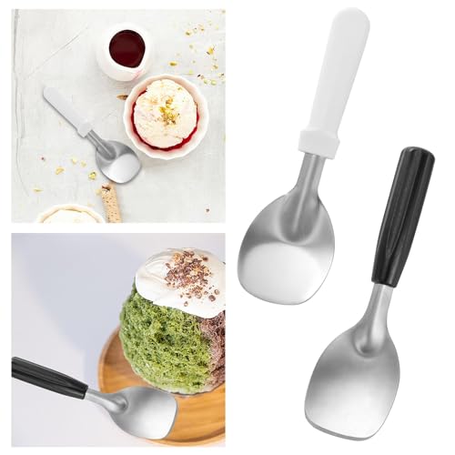 MERISHOPP Ice Cream Scoop Pies Nonslip Handle Cones Ice Cream Spade for Buffet Kitchen white handle|Home & Garden|Kitchen Dining & Bar|Kitchen Tools & Gadgets|Scoops - Image 4