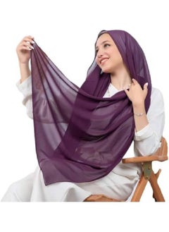 Generic Crepe chiffon scarf, size 175*75 