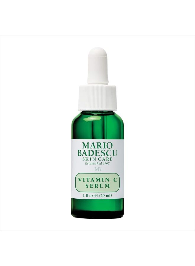 MARIO BADESCU Vitamin C Serum for All Skin Types | Lightweight Serum with Vitamin C & Sodium Hyaluronate | Visibly Reduces Signs of Aging | 1 Fl Oz (Pack of 1) - Image 1