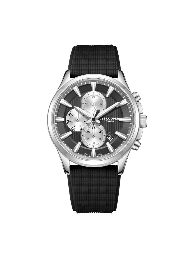 Lee Cooper Men's Silicone Multi Function Watch LC08183.361 - 43 mm
