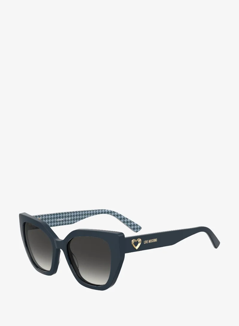 MOSCHINO LOVE MOL098/S Sunglasses Blue Cat Eye