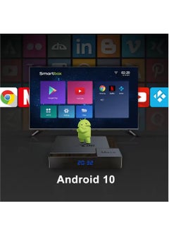 X96 X96 Mate Smart TV Box | 4GB RAM + 64GB ROM | Android 10.0 TV Box with Allwinner H616 Quad-Core CPU | Dual WiFi 2.4G/5G | 4K UHD & 3D Media Player | H.265 Decoding | Ethernet 10/100M Set-Top Box for Seamless Streaming  - Image 2