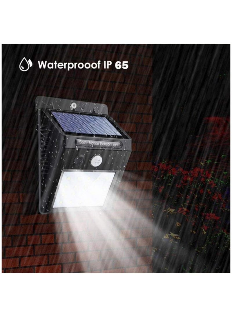 Raxoom 【4 pack】 35 LED Solar Lights Outdoor Waterproof Solar Motion Sensor Light Wireless Lights Outside Wall Lamp for Driveway Patio Garden Path - Image 3