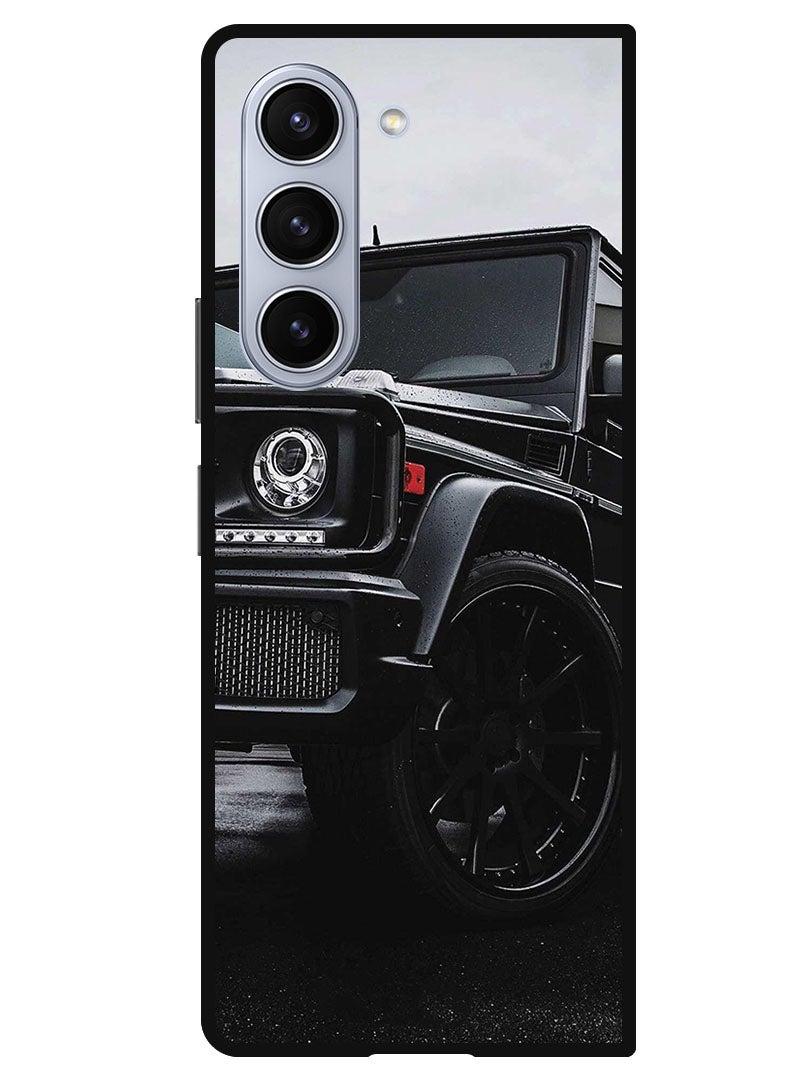 Theodor Protective Case Anti Scratch Shock Proof Bumper Cover For Samsung Galaxy Z Fold 5 Black Car - Image 1