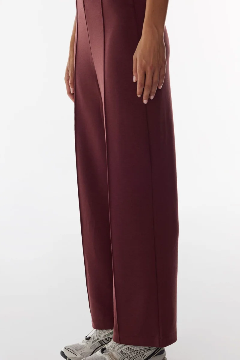 Penti PENTI Ribbed High Waist Wide Leg Trousers